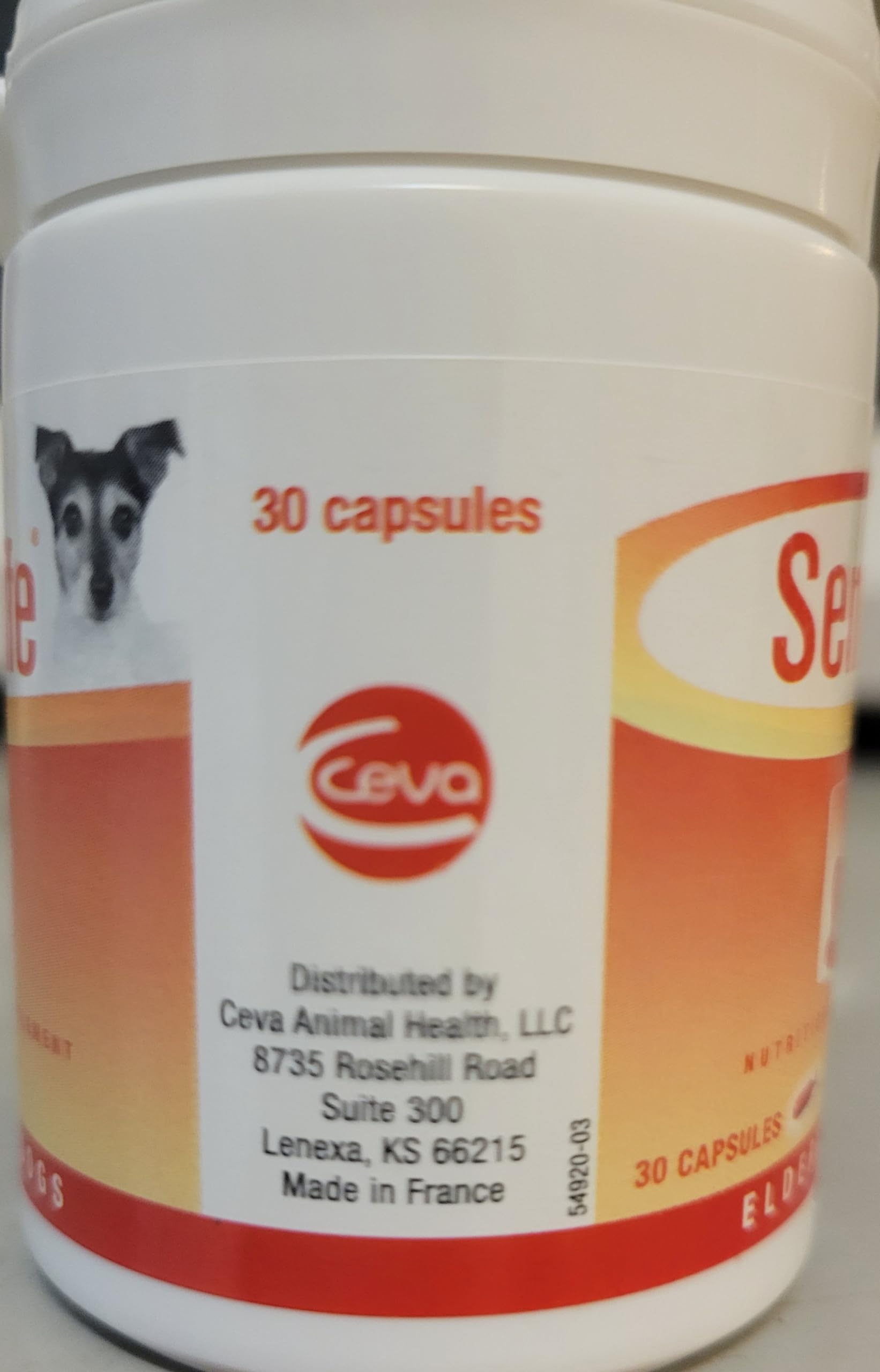 Ceva Animal Health logo on packaging signaling trusted pet care brand
