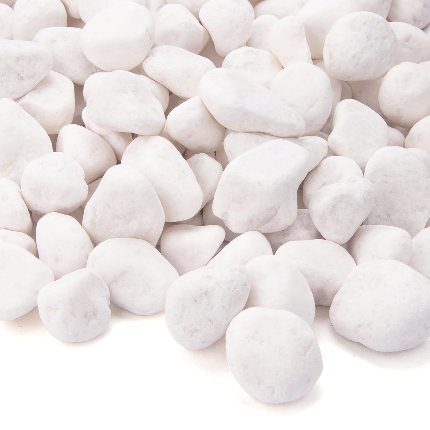 CFKJ garden pathway with white rocks for visual interest