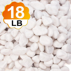 CFKJ white stones arrangement for crisp garden accents and pathways