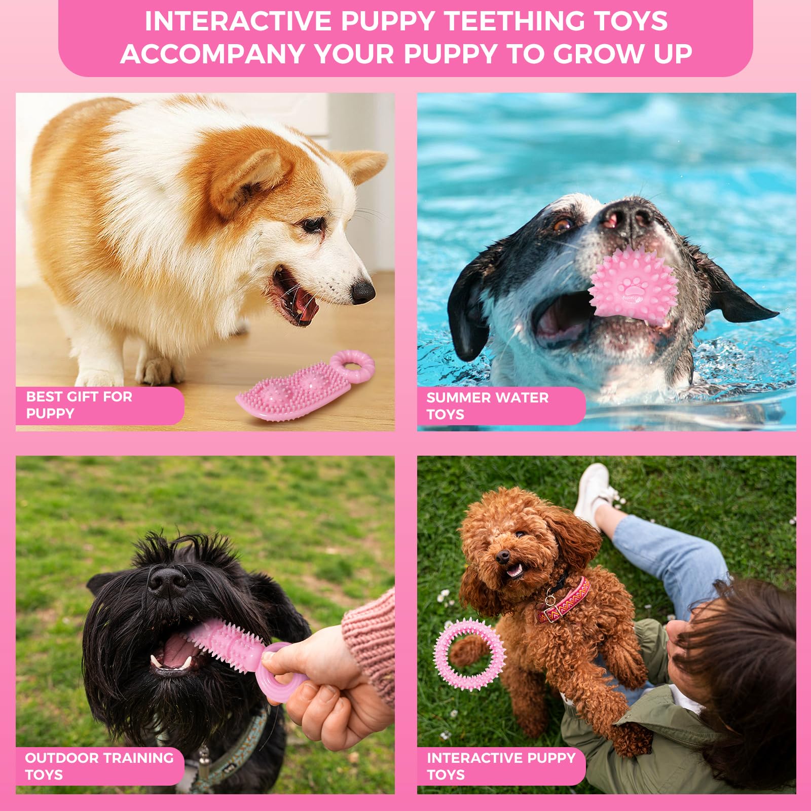 CGBD teething toys massage gums and reduce boredom