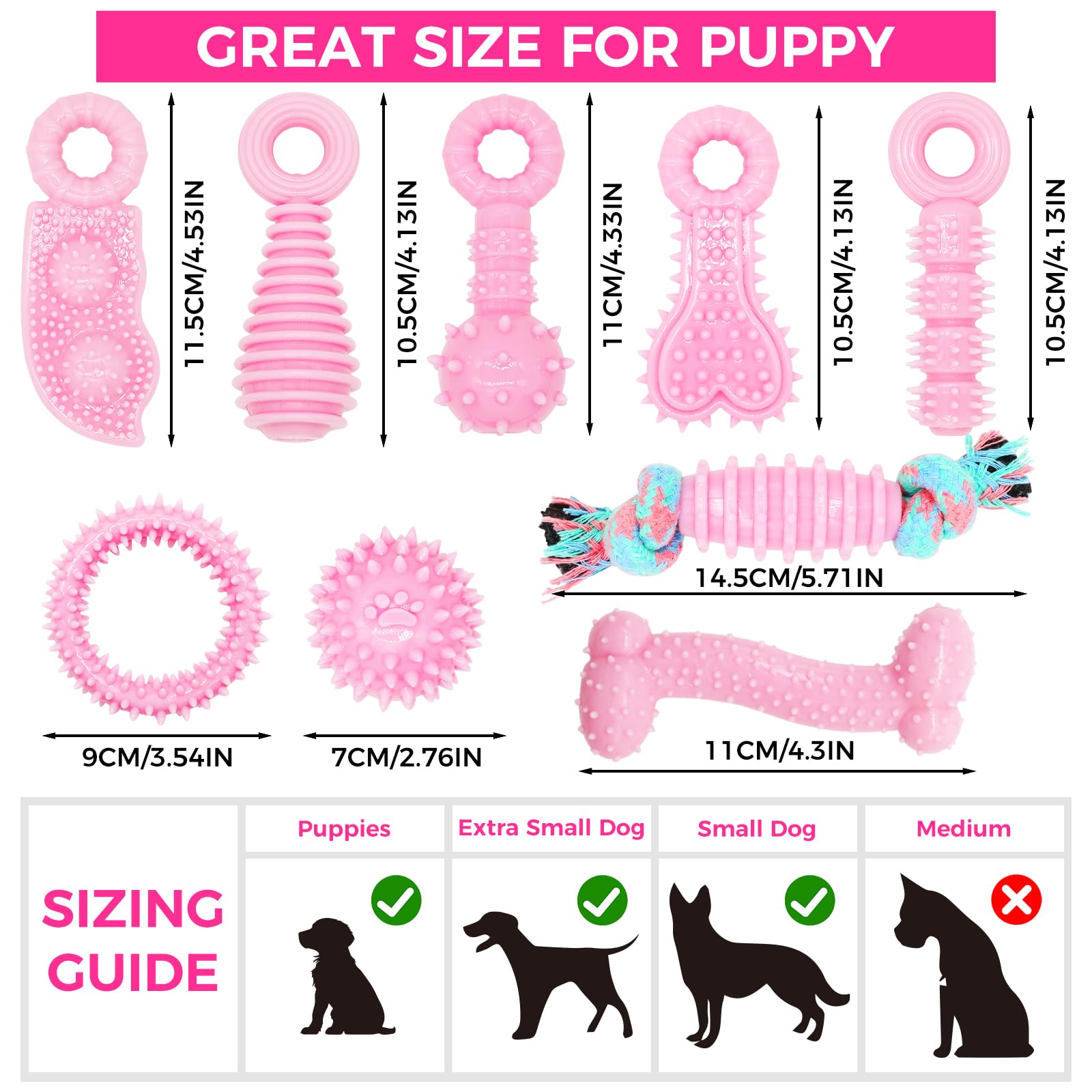 CGBD puppy teething toys aid bonding during training and play