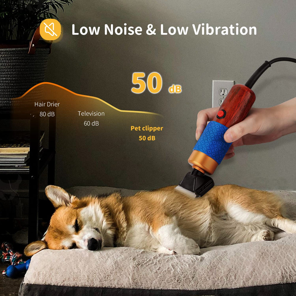 CGOLDENWALL dog clipper spare blade included in kit.