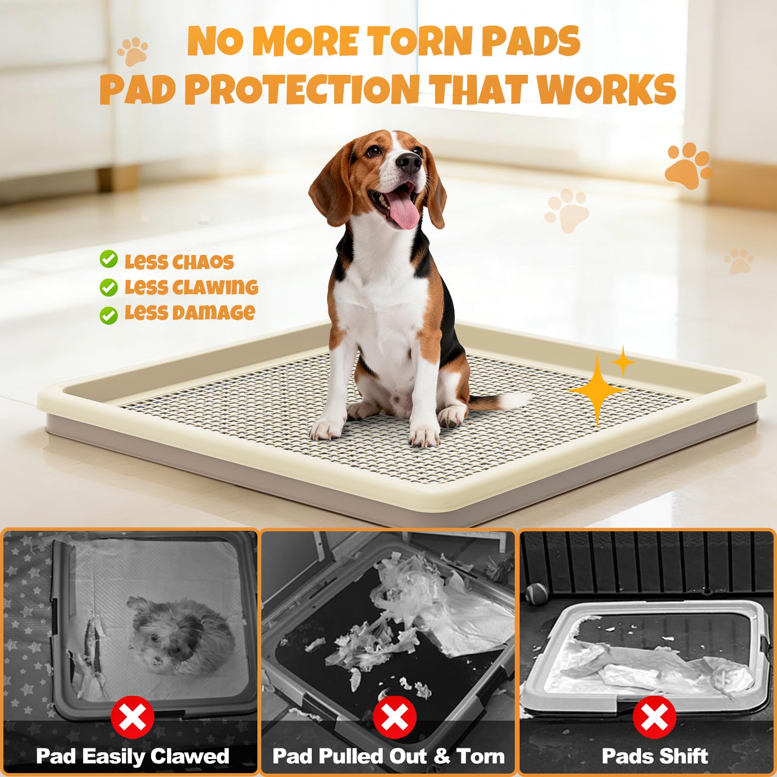 CH24Globall paw-friendly surface reduces scratching for calmer paws