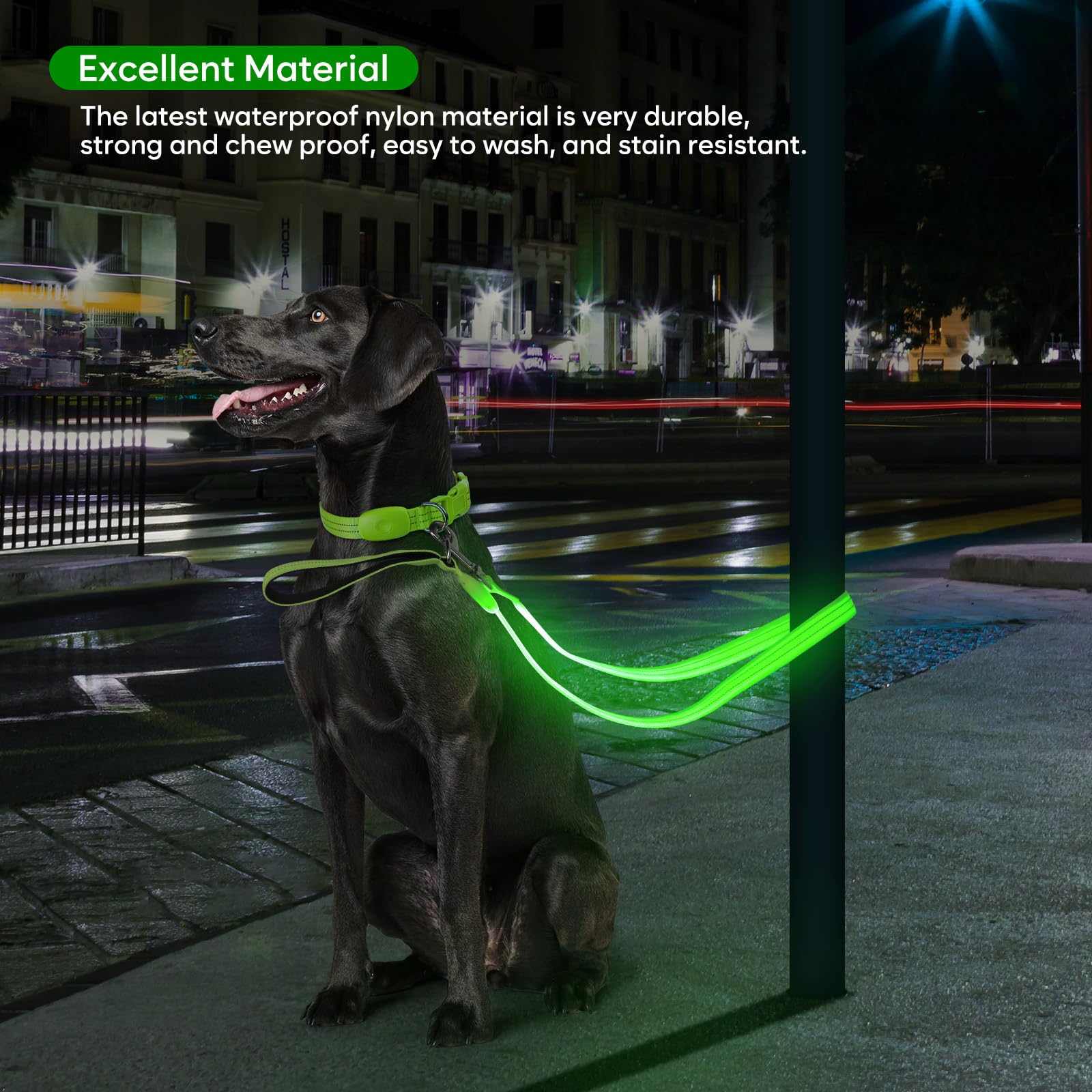 ChalkLit reflective strips enhance night visibility for safer outings.