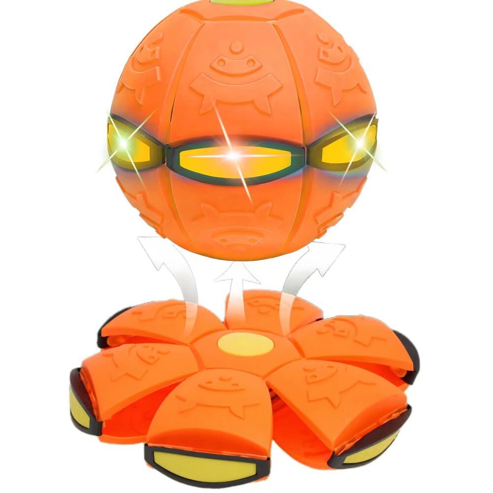 Changexinyue 2-in-1 ball front view with LEDs for night play.