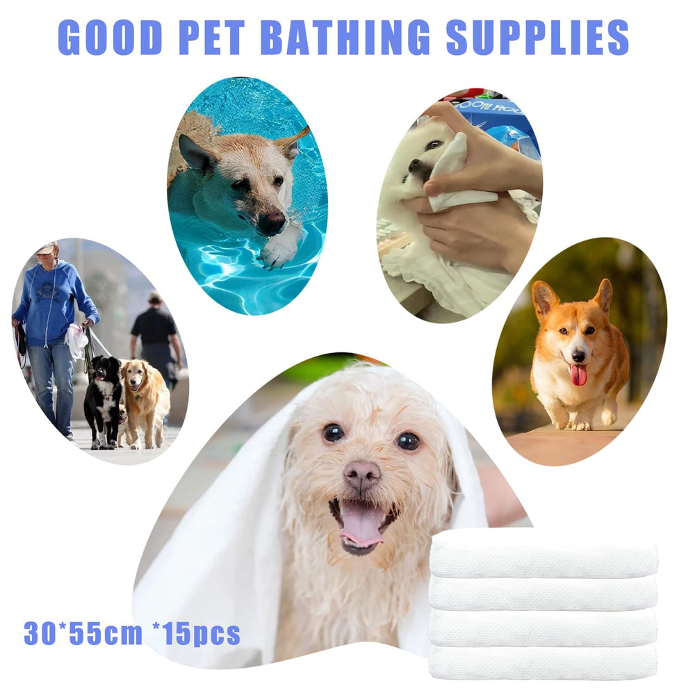 CHANHOO soft thick nonwoven towel for pet grooming sessions.