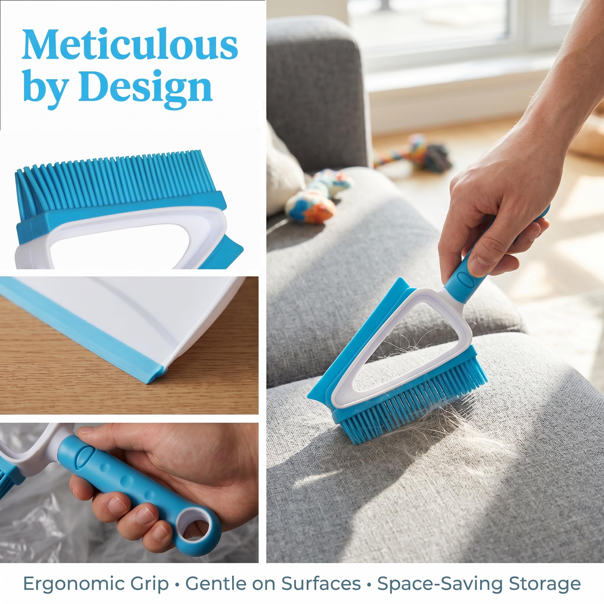 CHANHOO pet-hair removal on bed sheets keeps textiles tidy.