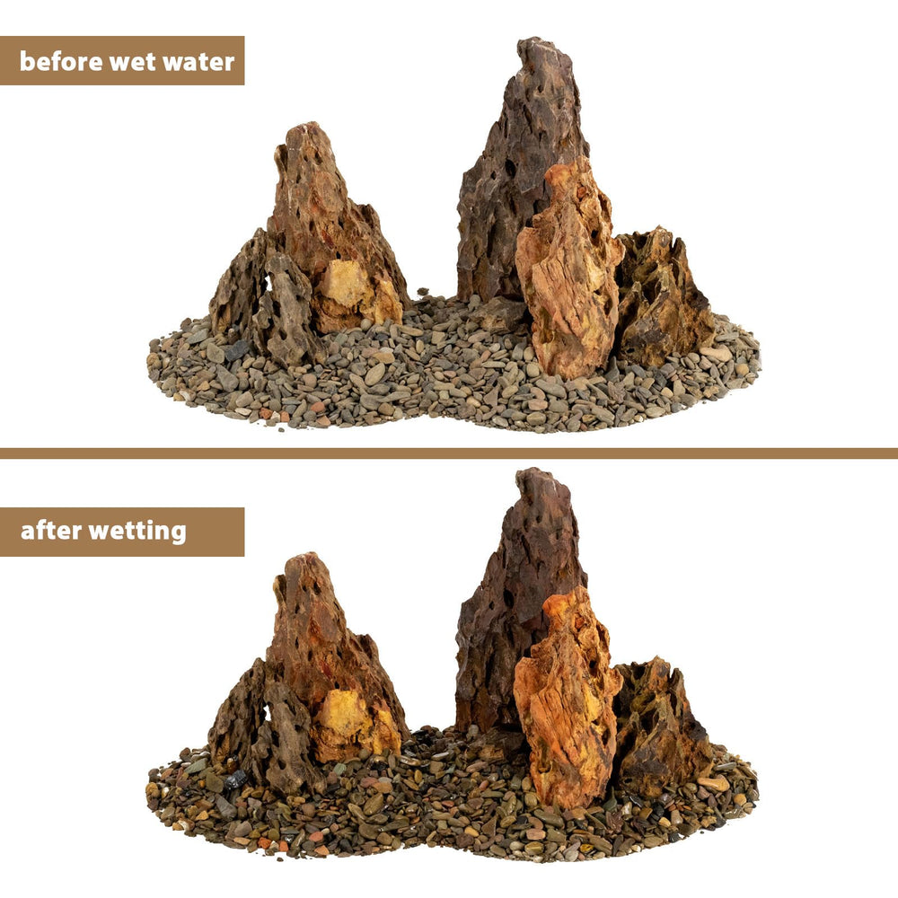 ChaoLeHo Dragon Stone shapes easily into mountains, cliffs, and caves.
