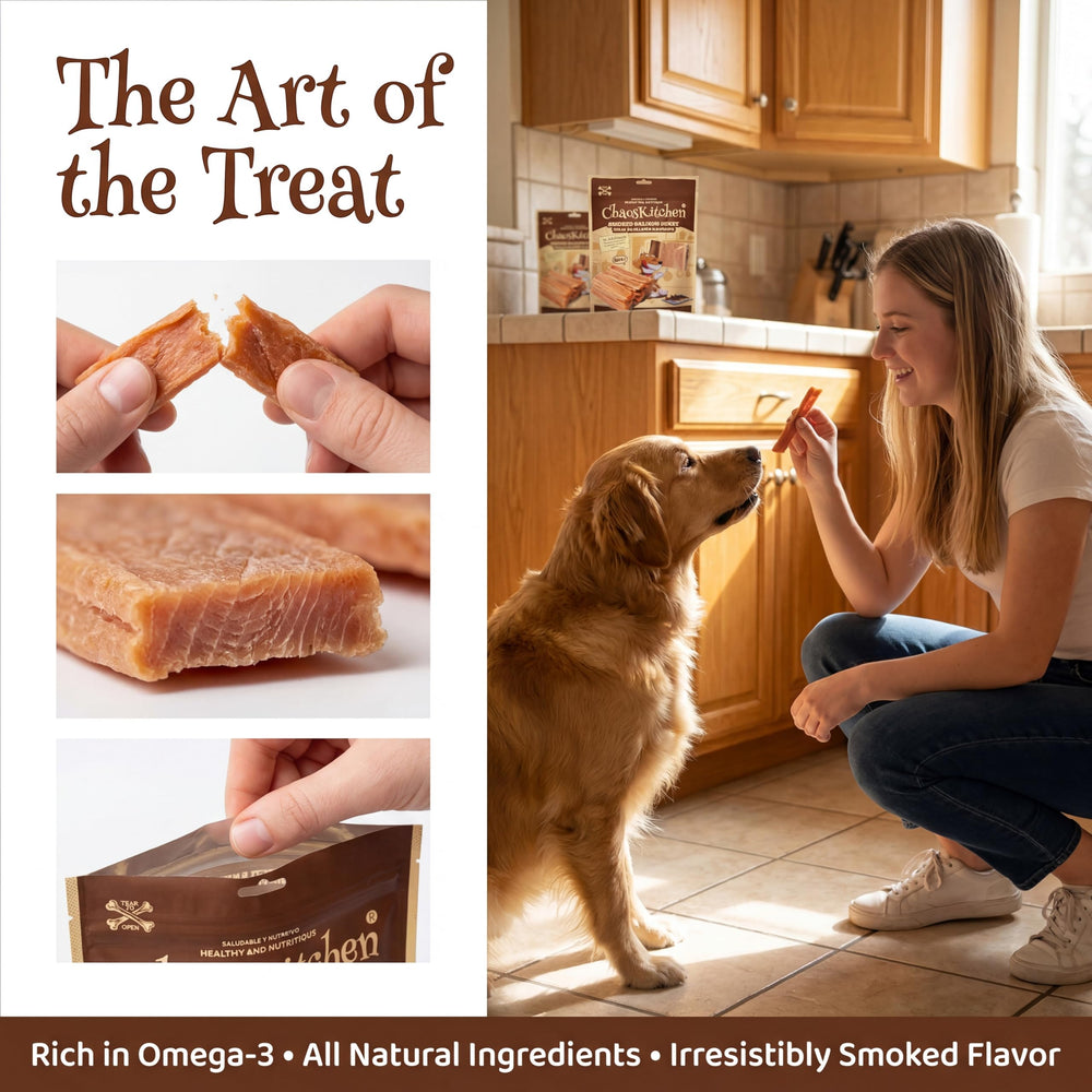Chaoskitchen omega rich salmon for healthy skin and coat.