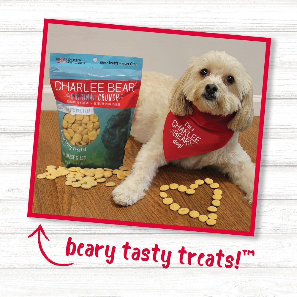 Charlee Bear back of pack shows simple ingredients and portion guidance