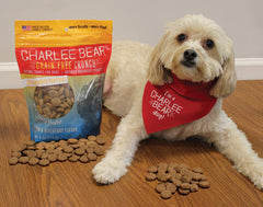 Charlee Bear bacon-blueberry flavor close-up showing aroma for eager dogs