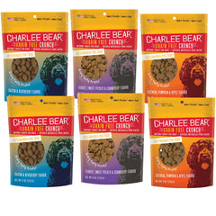 Charlee Bear Crunchy Train Treats: 3-calorie bites ideal for frequent training rewards.