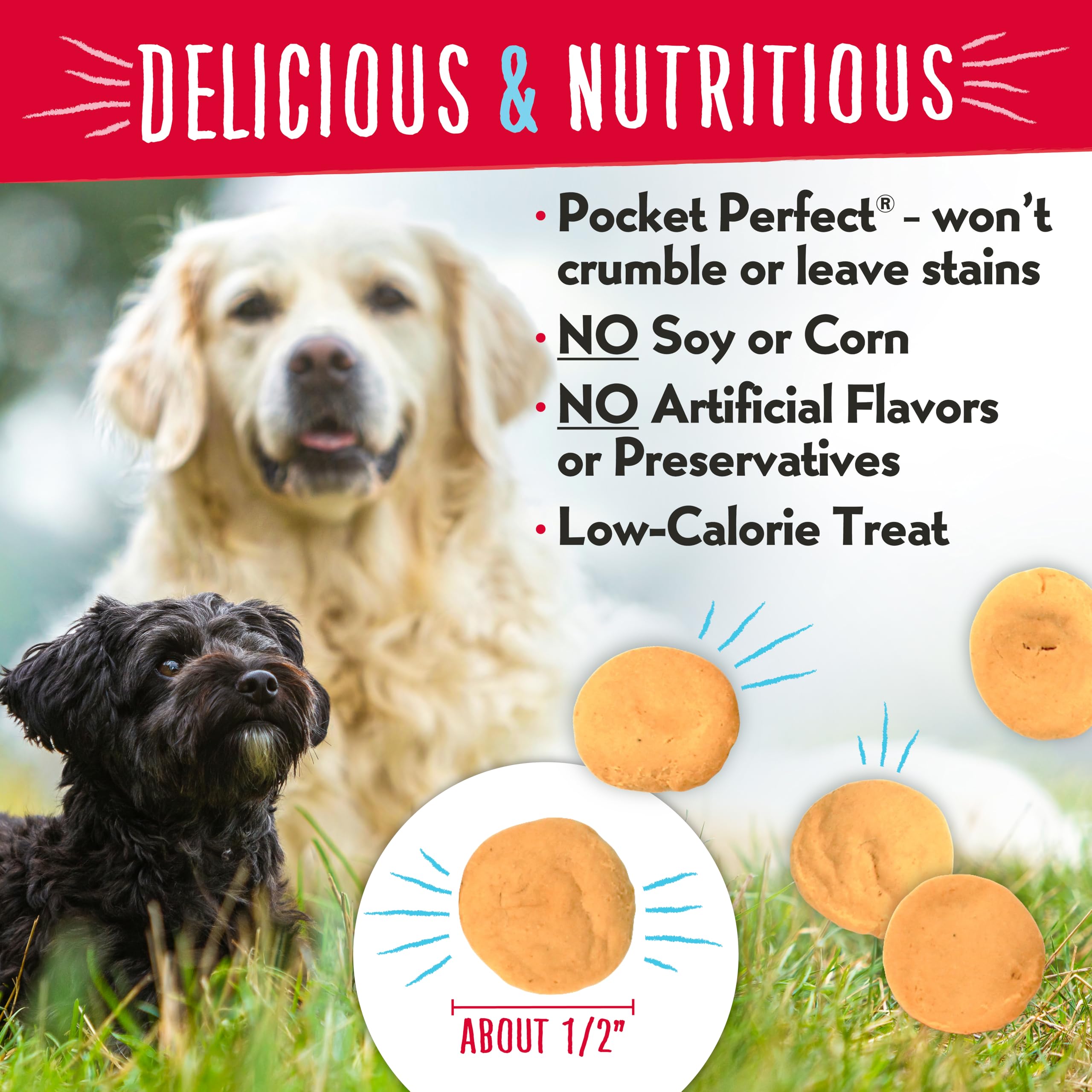 Charlee Bear Original Crunch Liver treats suitable for puppies and adult dogs during practice