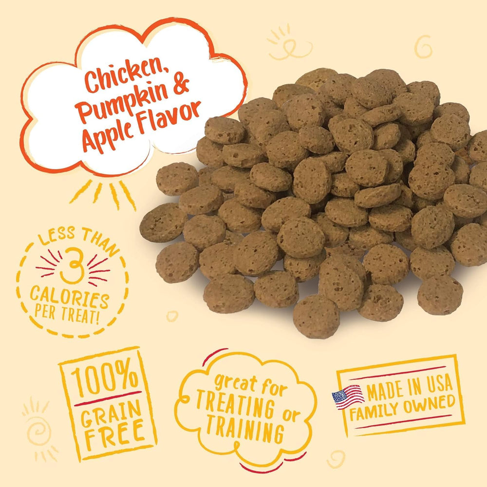 Pocket-ready Charlee Bear treats in use during a training session.