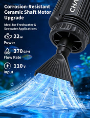 Charmshine 6-in-1 kit in action offers efficient water changes and debris removal.