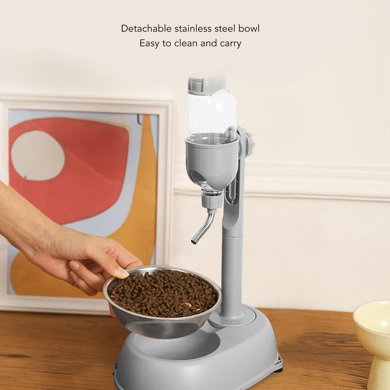 Chazcool anti-slip base keeps the bowl steady during meals.