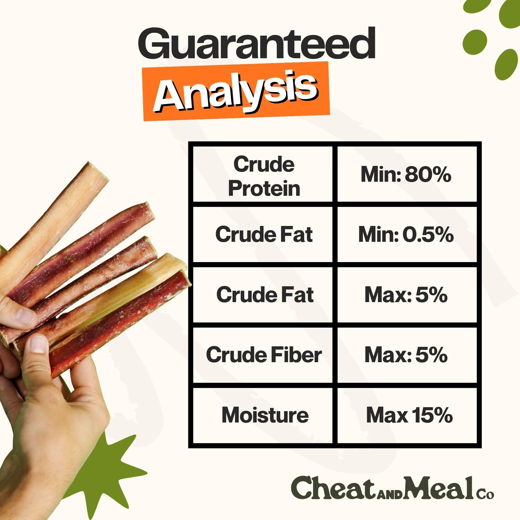 Cheat and Meal Co bully stick packaging and label highlight single-ingredient beef.