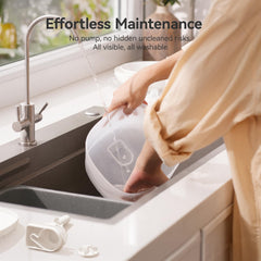 Cheerble Elfin E1 Lite with 3-layer filtration reduces impurities and odors.