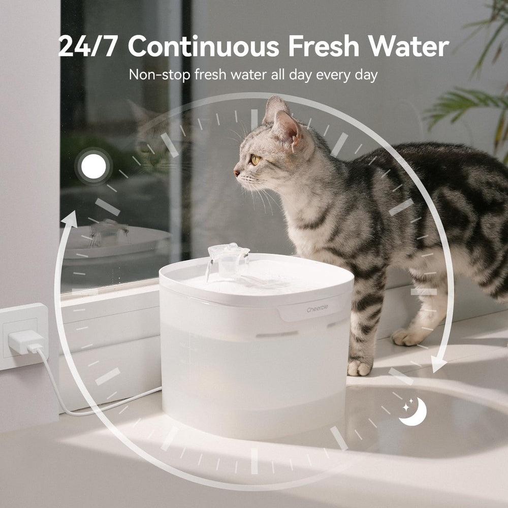 Whisper-quiet operation of the Cheerble Elfin E1 Lite keeps pets calm.