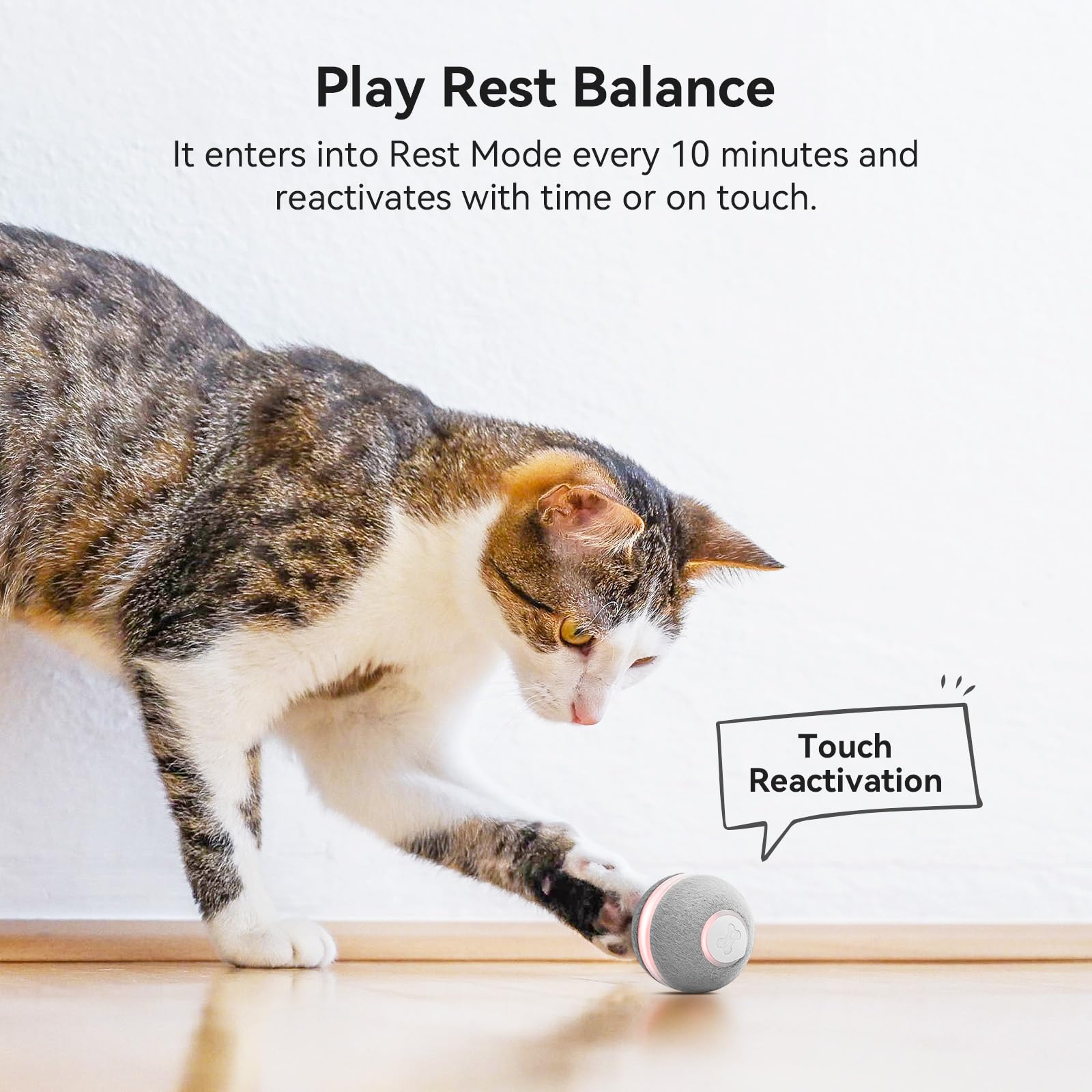 Cheerble motion sensor helps the ball avoid obstacles during play.