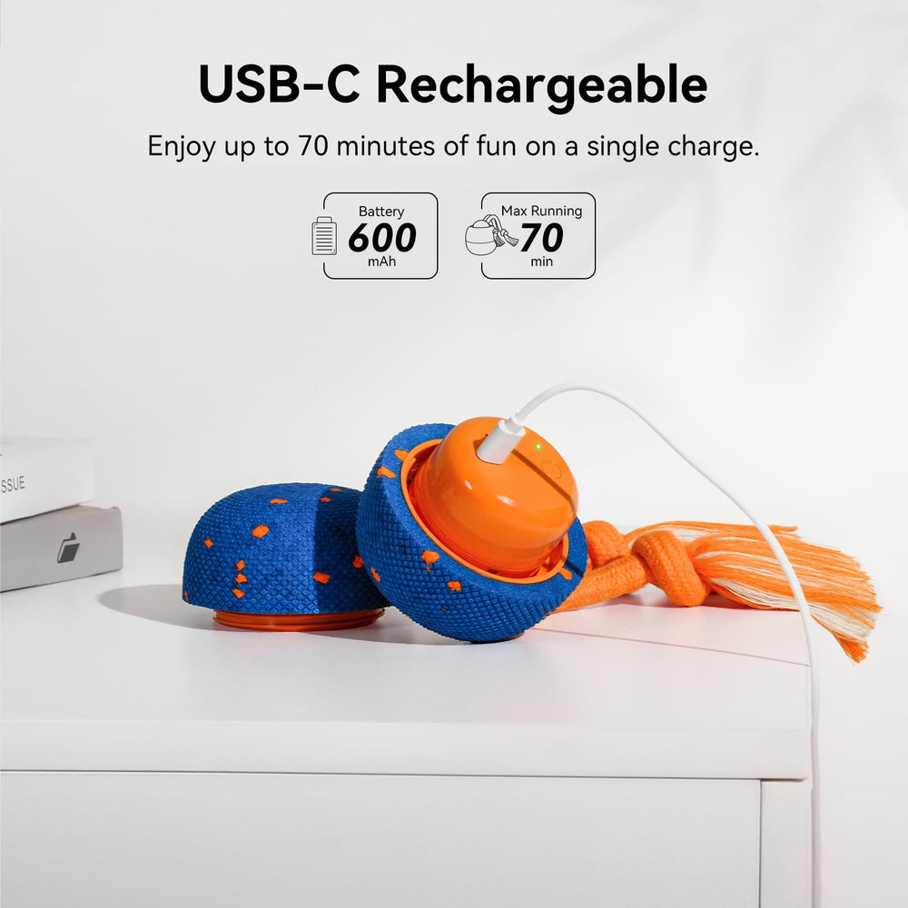 Cheerble Wicked Ball Rolly USB-C charging and mode-specific runtime