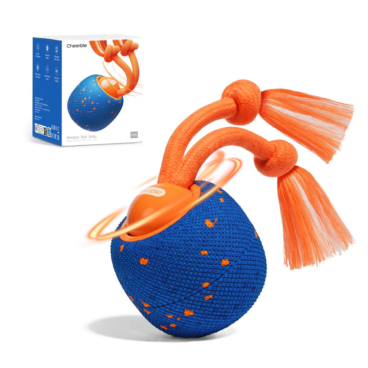 Cheerble Wicked Ball Rolly shell change for fresh play sessions and color variety