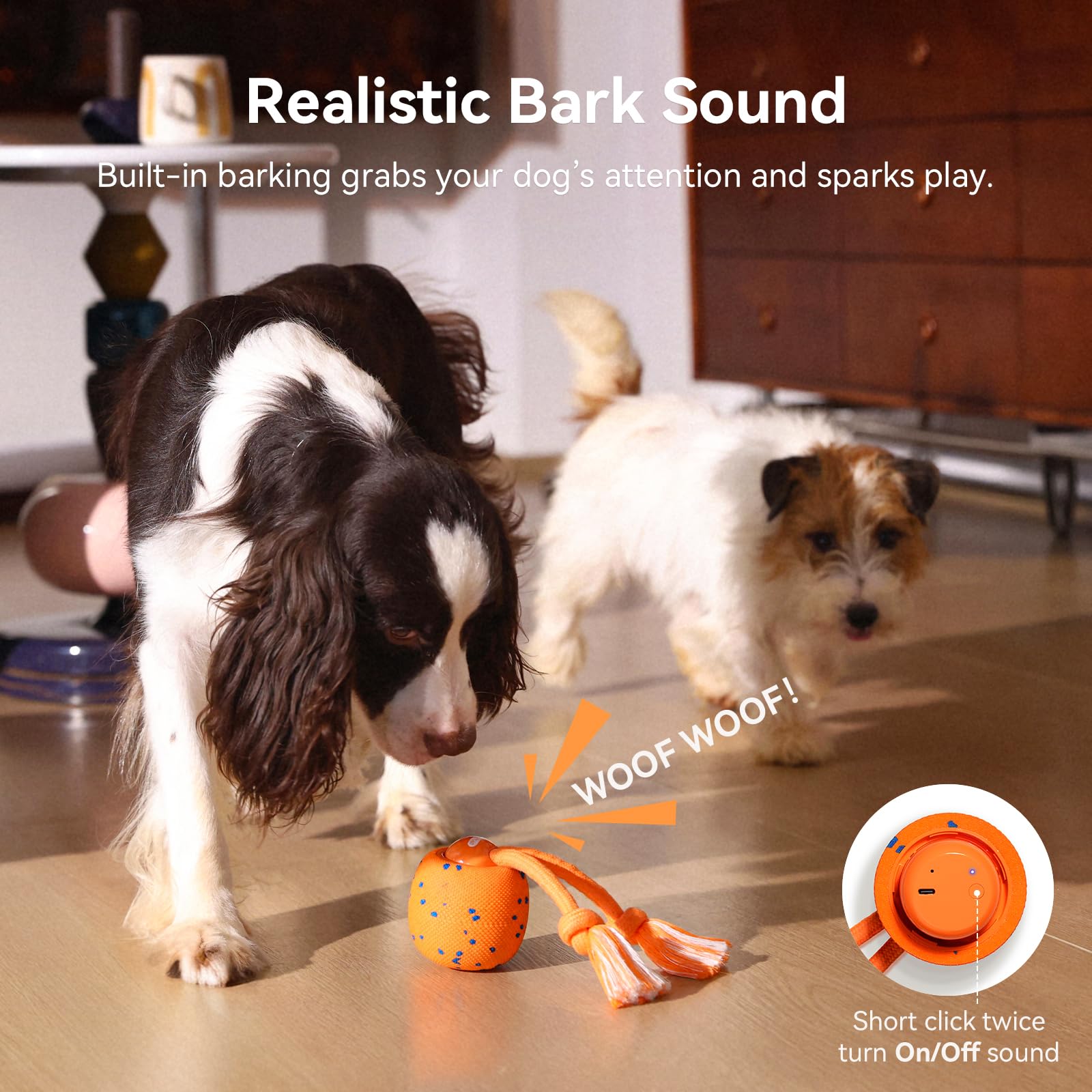 Cheerble Wicked Ball Rolly easy-clean shell for hygienic play sessions