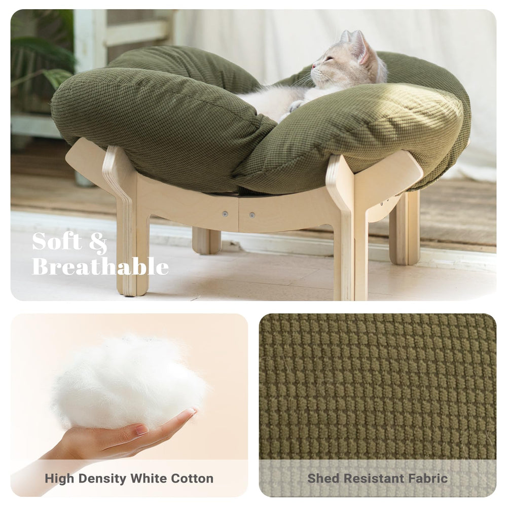 Indoor-friendly pet furniture suited for cats and small dogs.