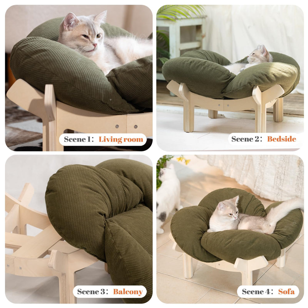 Cushion fully expands after unpacking for maximum plush comfort.