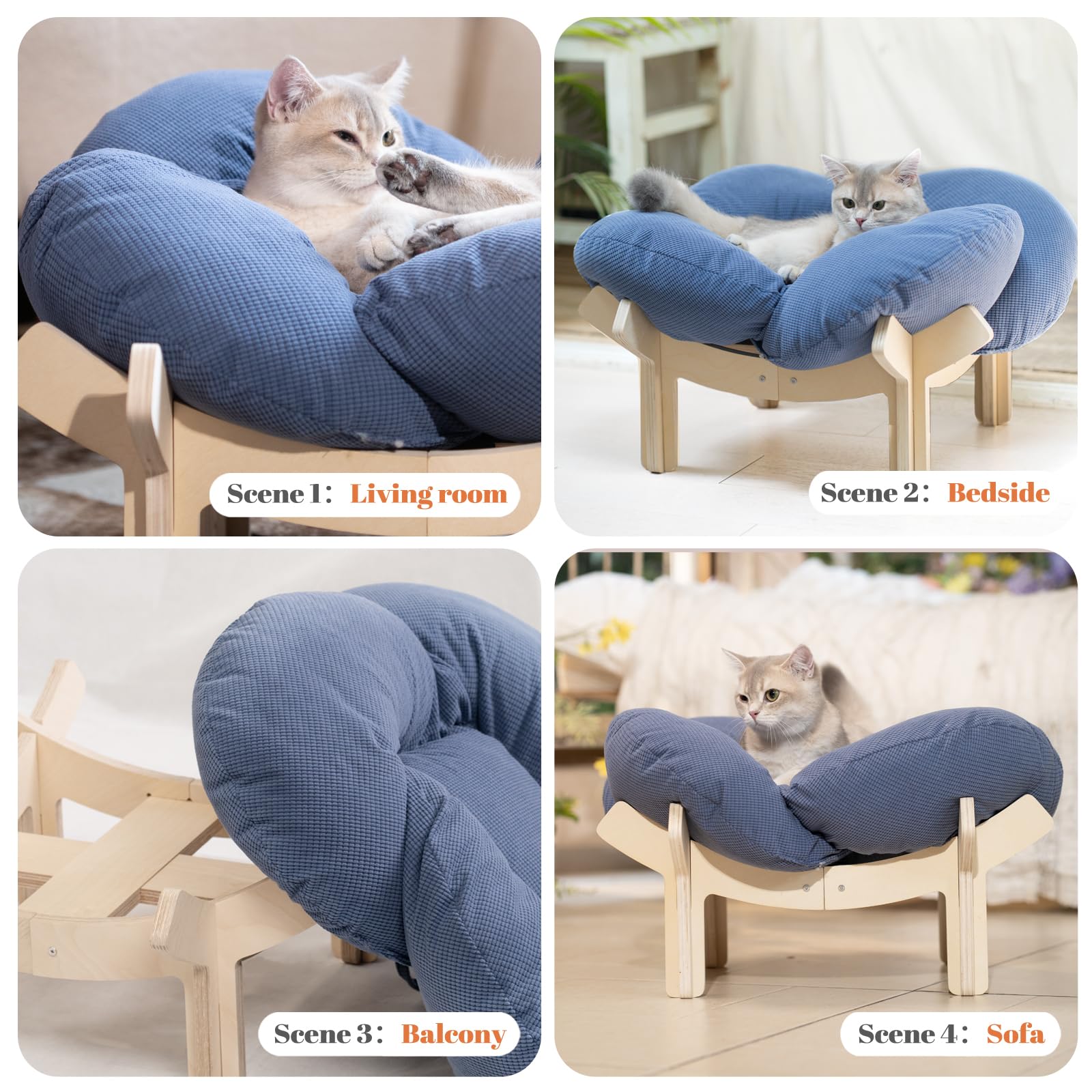 CHEERHOME PETS supports up to 40 pounds for cats and small dogs.