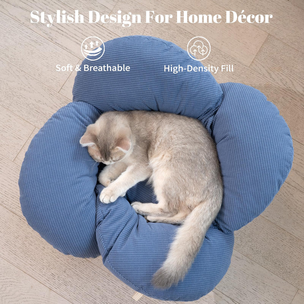 CHEERHOME PETS shed-resistant fabric cushion for breathable comfort.