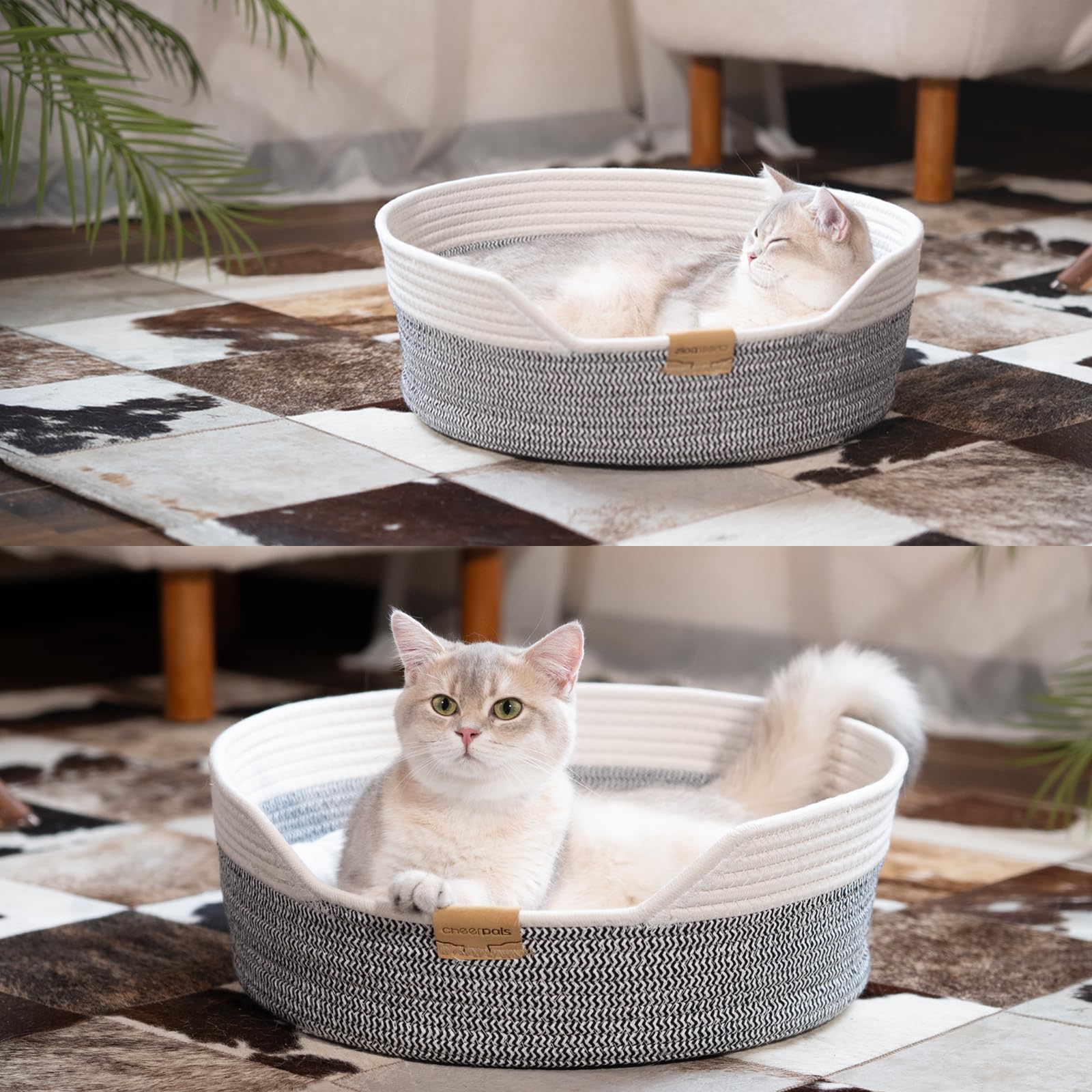 CHEERHOME PETS cushion adapts for year-round use with warmth or breathability