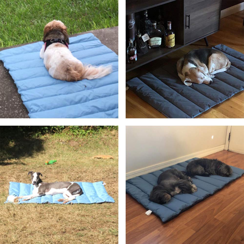 CHEERHUNTING easy-clean dog bed with Oxford front fabric for quick wipe-down