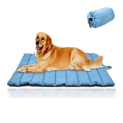 CHEERHUNTING waterproof dog bed used outdoors, keeps pet dry and comfortable