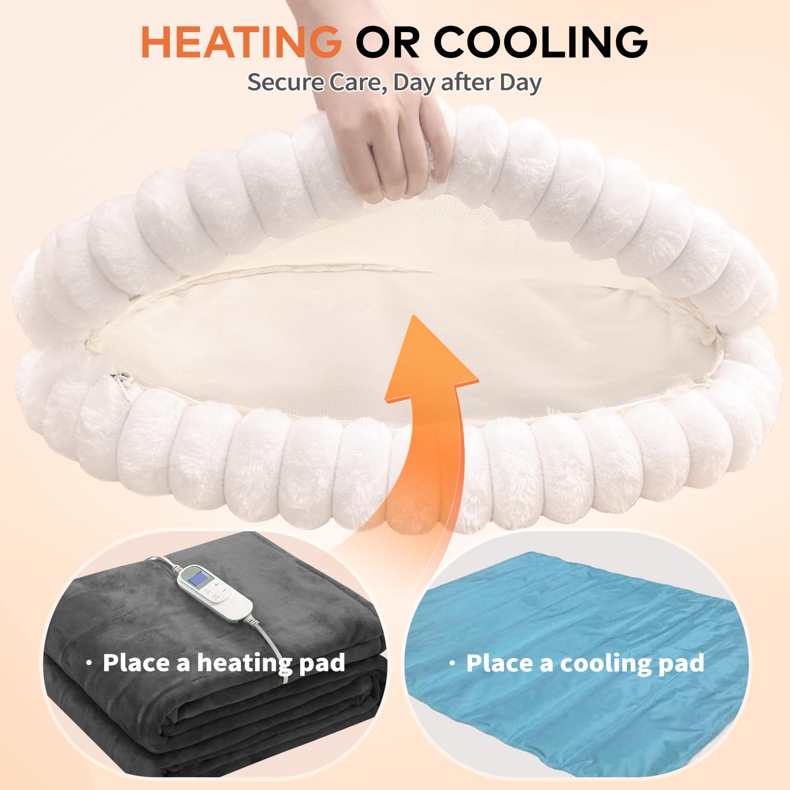 CHEERPALS raised neck and head support promote comfortable lounging.