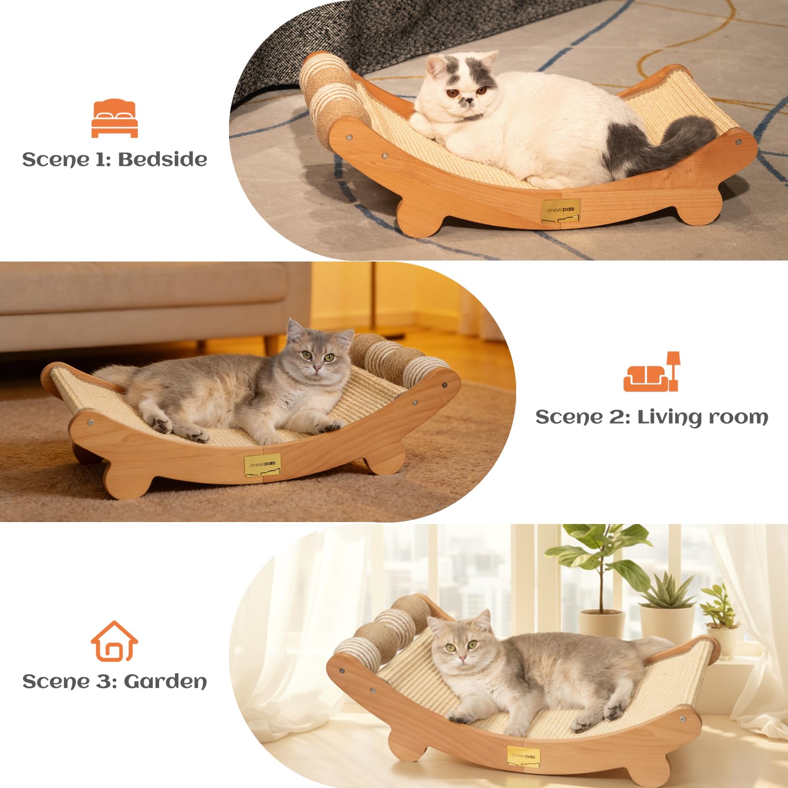 CHEERPALS natural-sisal-durability: wear-resistant fabric protects furniture from claws.