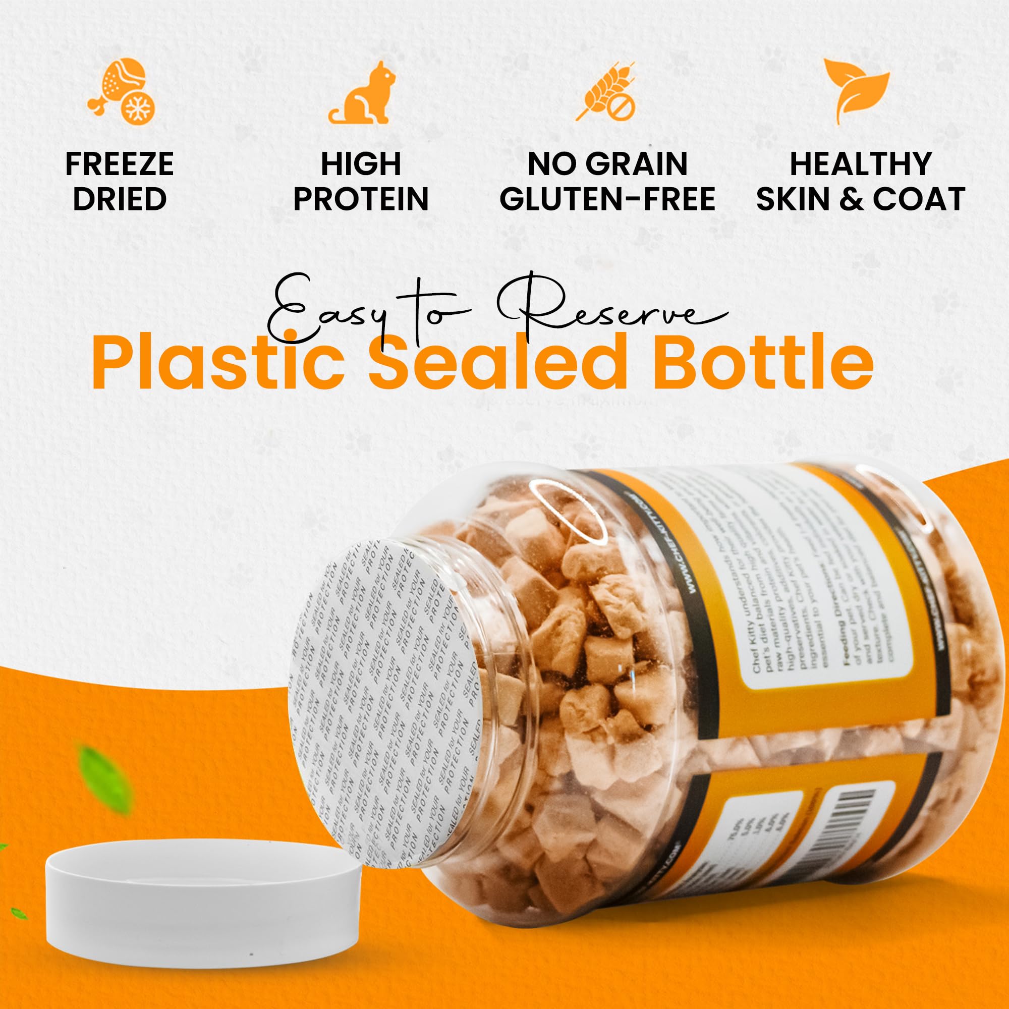 Chef Kitty USA-tested seal indicating safety and quality