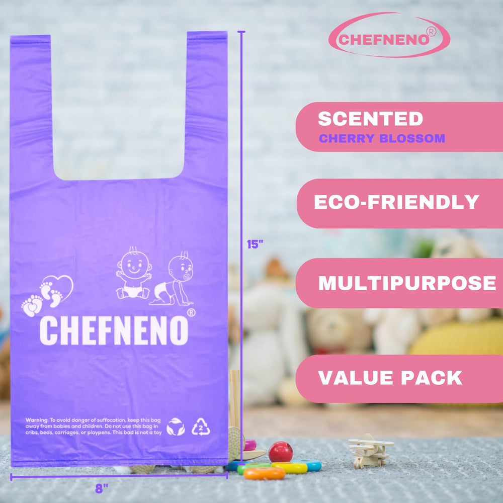 CHEFNENO easy-tie-handles close-odors image demonstrates secure sealing after use.