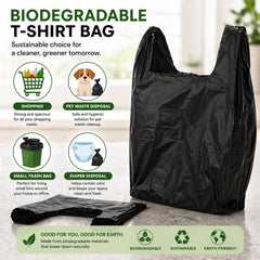 CHEFNENO dog poop bags compatible with Arm & Hammer swivel bin and rake scooper.