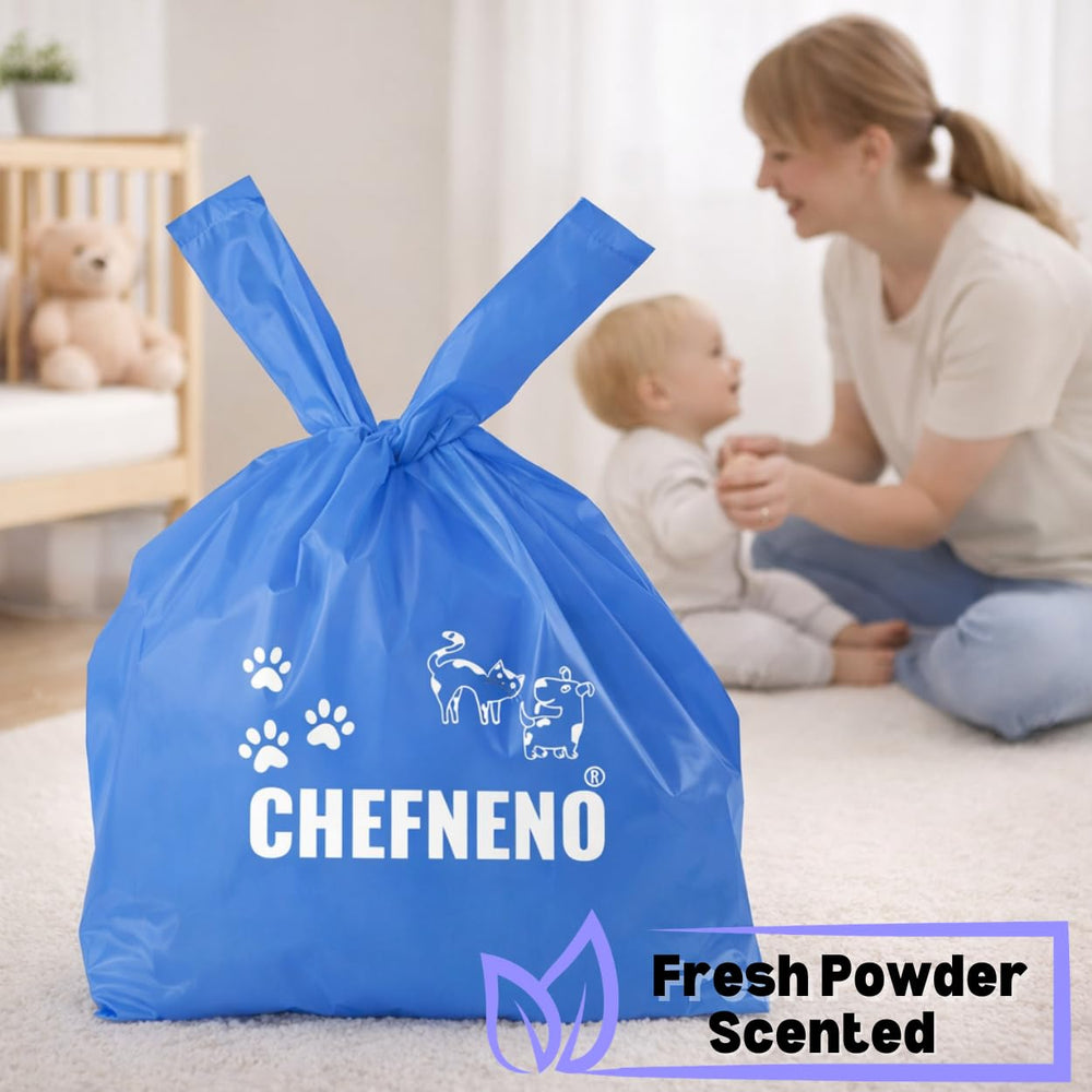CHEFNENO fresh powder scented bags help control odors during cleanup
