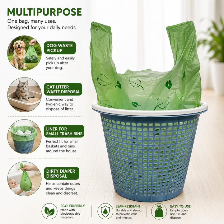 CHEFNENO kitchen bin liner shown for everyday trash with strong performance.