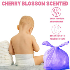 CHEFNENO leak-proof material image emphasizes leak prevention during diaper disposal.