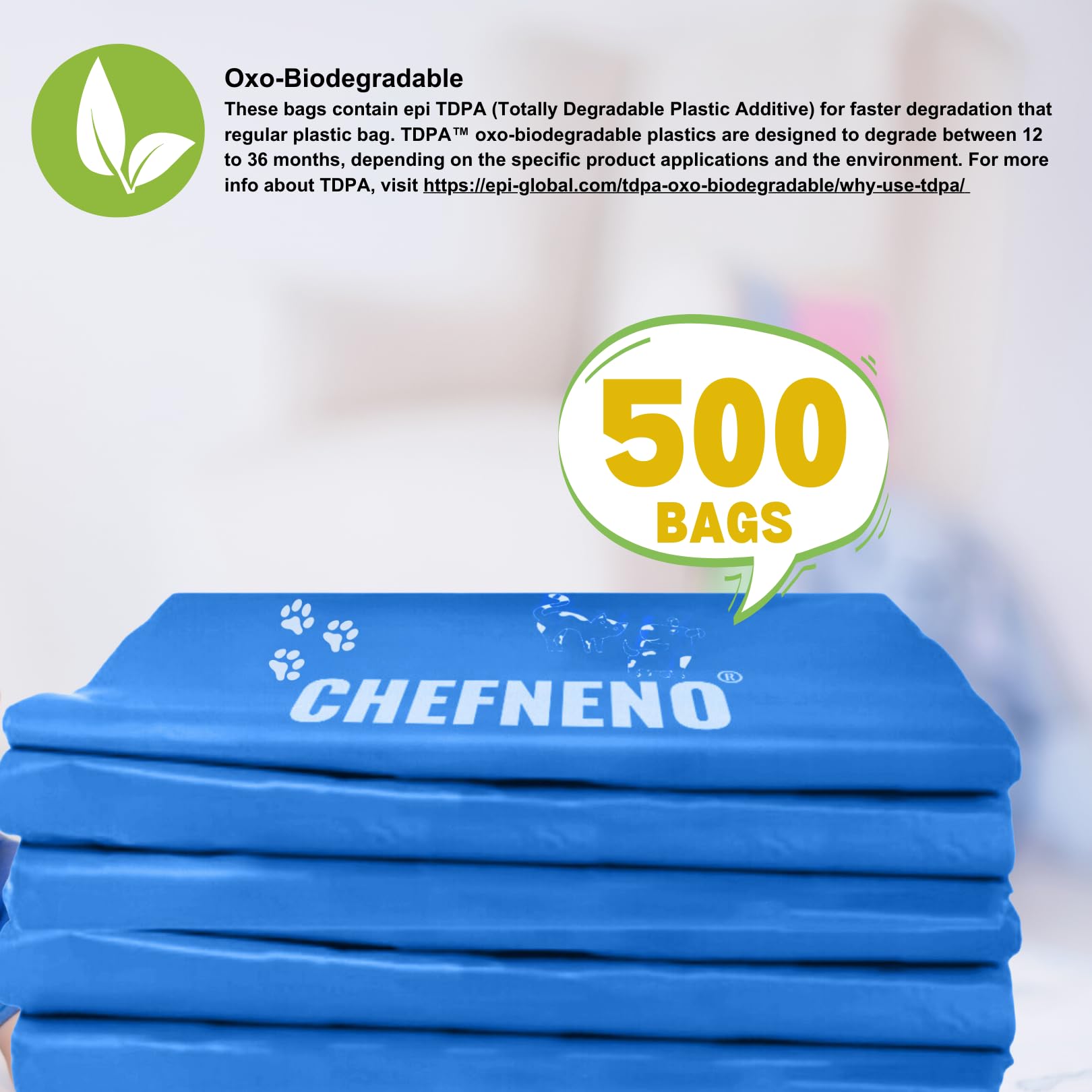 CHEFNENO odor-control design keeps your space smelling clean after use
