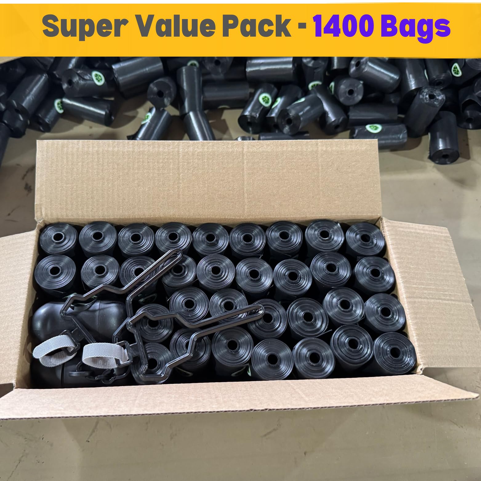 CHEFNENO perforated rolls offer easy bag separation.