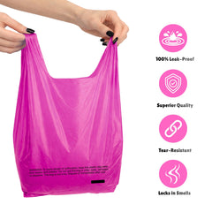 CHEFNENO pet-waste disposal bags for quick cleanup and odor containment