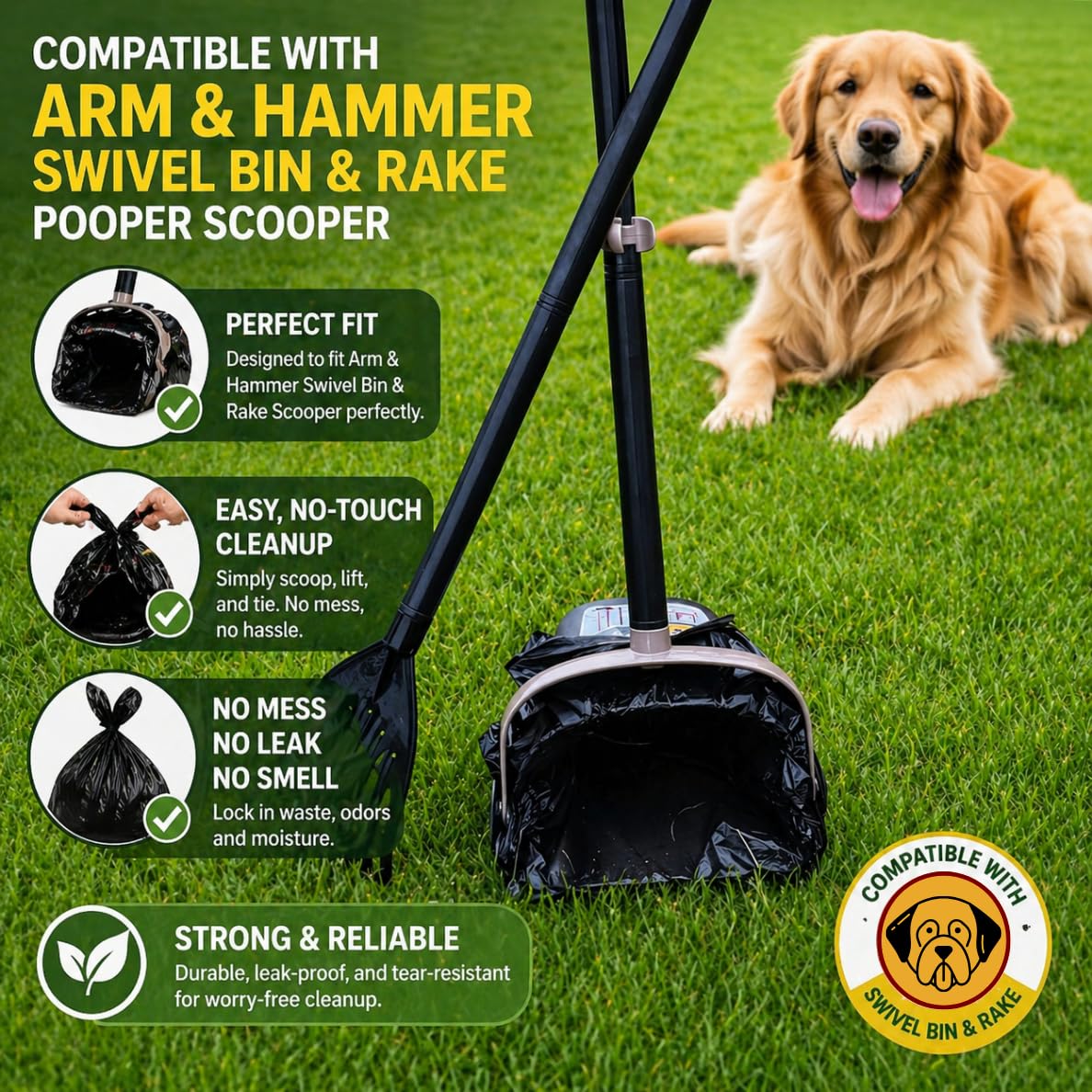 CHEFNENO reusable and recyclable bags for clean disposal after use.