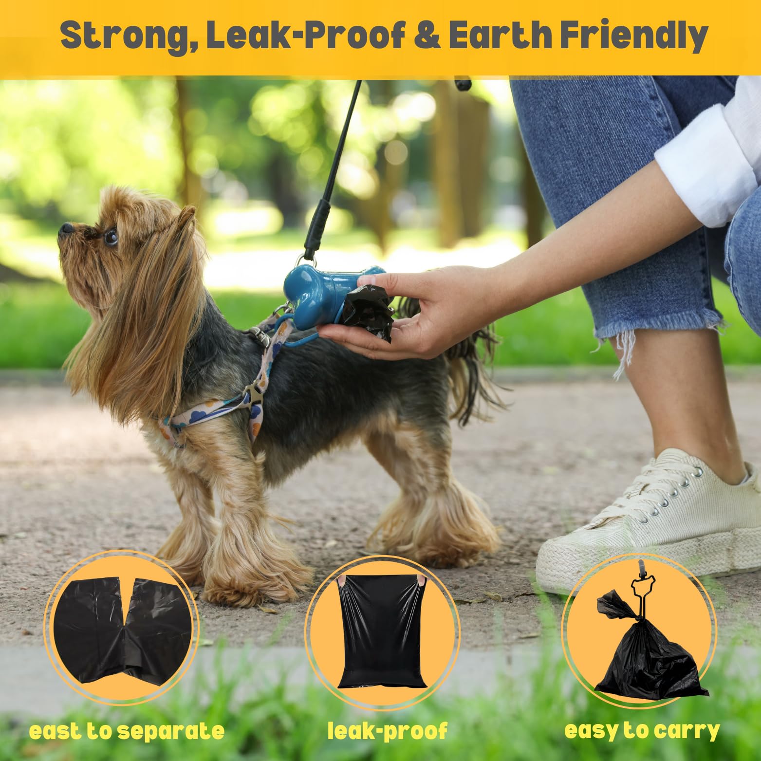 CHEFNENO unscented bags reduce odor during bagging.
