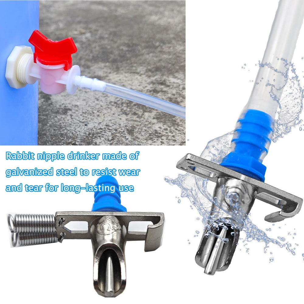 CHENGLAI spring latches simplify rabbit cage door security.
