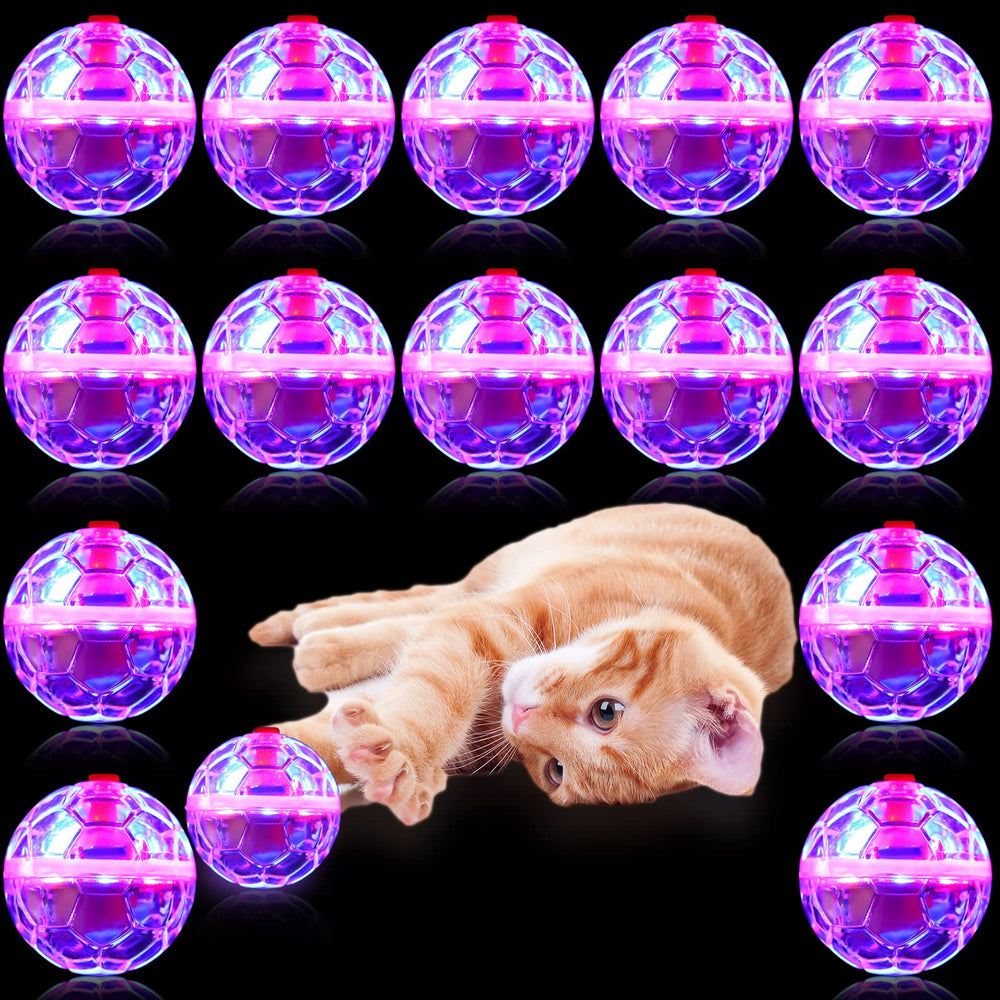 CHENGU 15-piece ghost-hunting cat balls engage curious cats during playtime