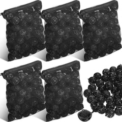 CHENGU bio balls closeup show a porous design for biological filtration.